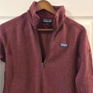 Patagonia Women's Better Sweater® 1/4-Zip Fleece - Dark Ruby